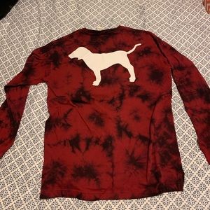 Victoria’s Secret pink long sleeve tee XS tie dye